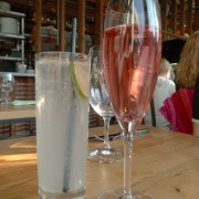 Orgeat Fizz & Spring Flowers