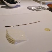 Goat Cheese w/ Honey & Chocolate Syrup