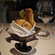 Spongey Portuguese Corn Bread & Sweet Black Olives fr Morocco