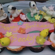 Snoopy Cup Cake