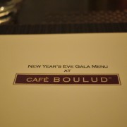 New Year's Eve Gala Menu