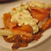 Marinated Salmon, Asparagus & Peppers