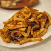 Grilled Beef Tenderloin, Pepper, Onions