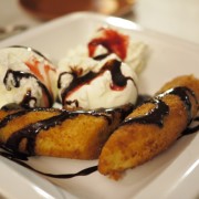 Grilled Banana & Ice-Cream