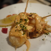 Ebimayo:  Deep Fried Prawn Skewers w/ House Cocktail Sauce