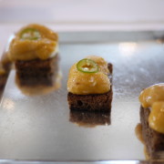 Santa Barbara Sea Urchin
- black bread, jalapeño and yuzu