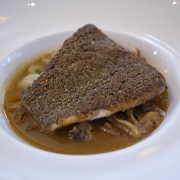 Black Sea Bass
- crusted w/ nuts and seeds, sweet and sour jus