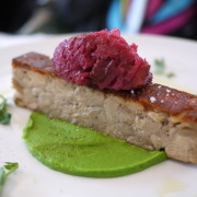 Crispy Confit of Suckling Pig
- rutabaga pudding, smoked bacon marmalade