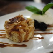 Apple & Peach Bread Pudding